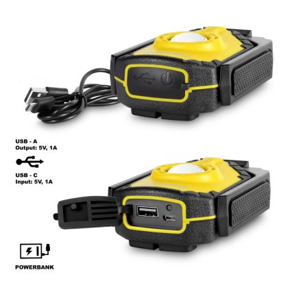 Sencor - LED Svítilna s powerbankou LED/10W/2000 mAh IP44