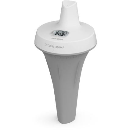 Sencor - Měřící stanice s bezdrátovým bazénovým plovoucím senzorem 2xAA + 2xAA IPX7