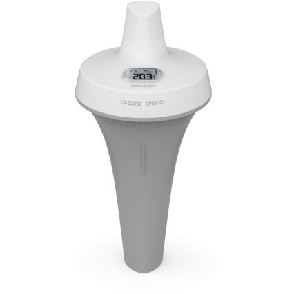 Sencor - Měřící stanice s bezdrátovým bazénovým plovoucím senzorem 2xAA + 2xAA IPX7
