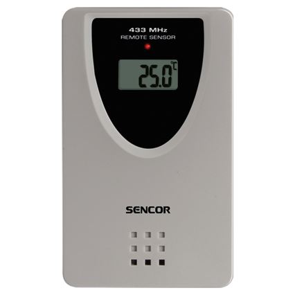 Sencor - Meteostanice s barevným LCD displejem, budíkem a projektorem 2xAA + 2xAAA