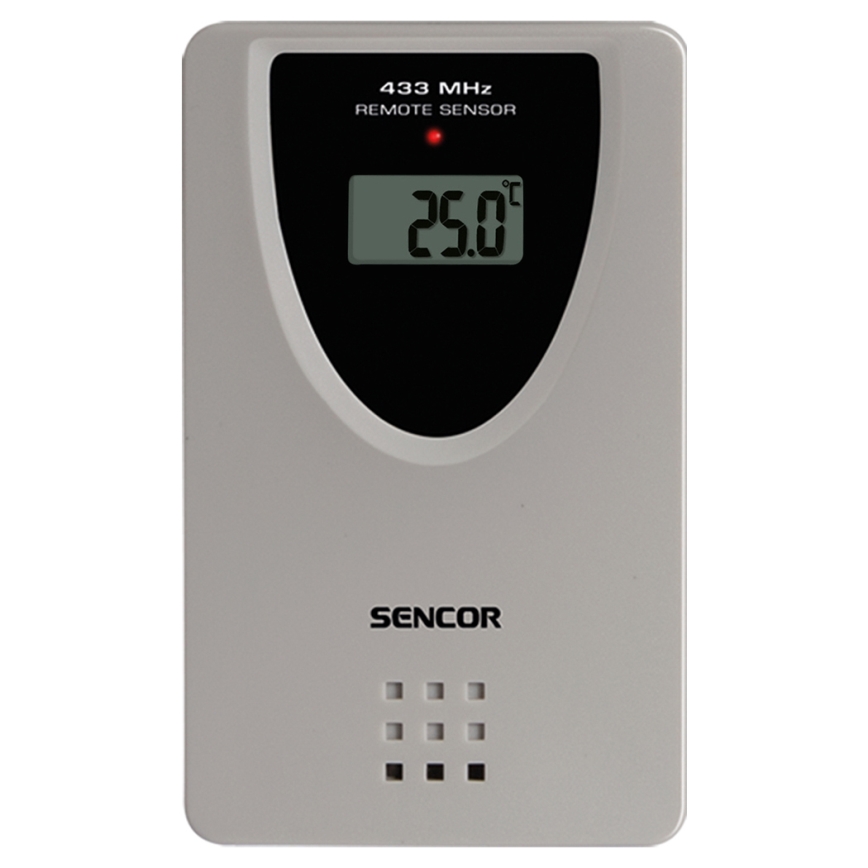 Sencor - Meteostanice s barevným LCD displejem, budíkem a projektorem 2xAA + 2xAAA