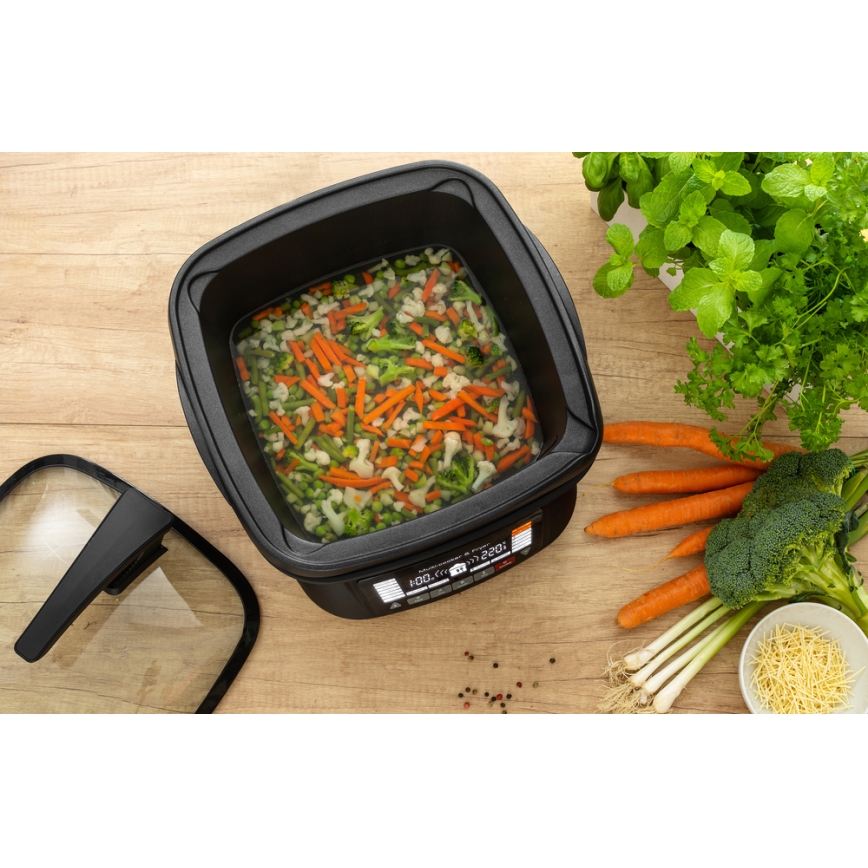 Sencor - Multifunkční fritovací hrnec s příslušenstvím 1800W/230V 18 funkcí 4,8l