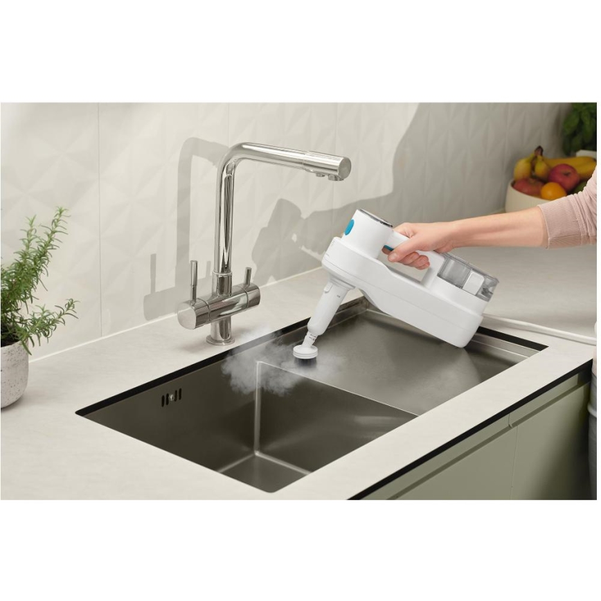 Sencor - Multifunkční parní mop 2v1 1500W/230V IPX4 bílá