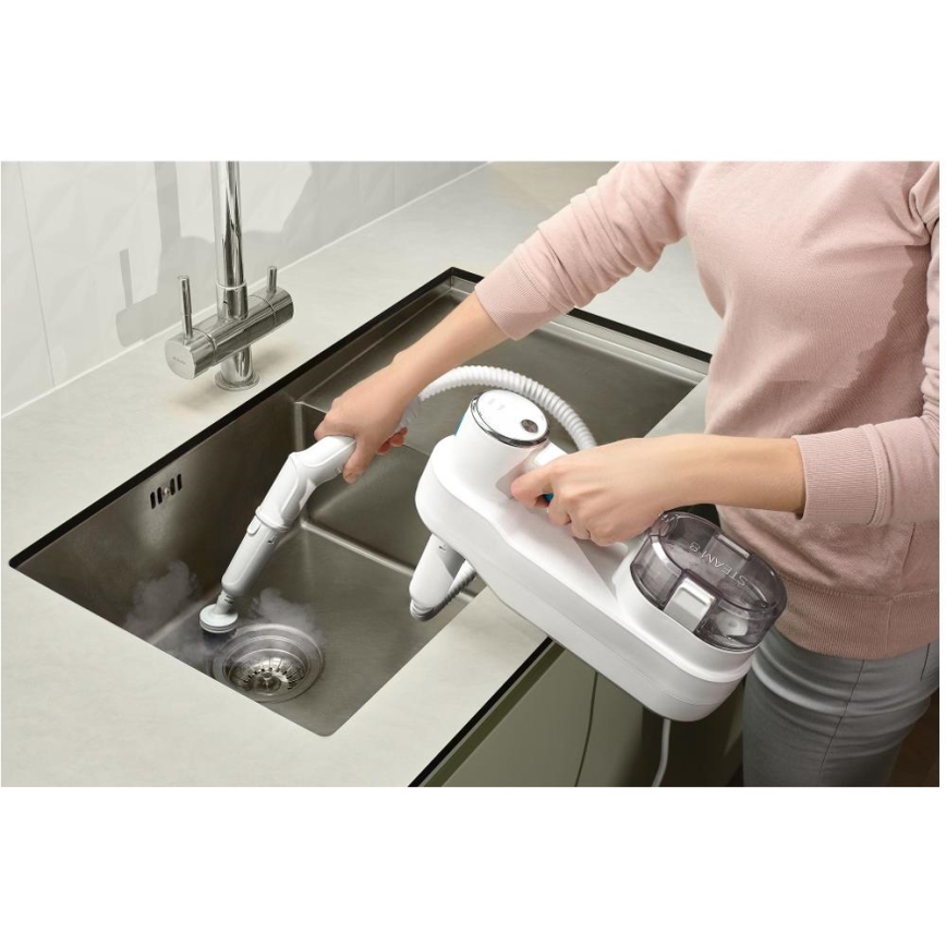 Sencor - Multifunkční parní mop 2v1 1500W/230V IPX4 bílá
