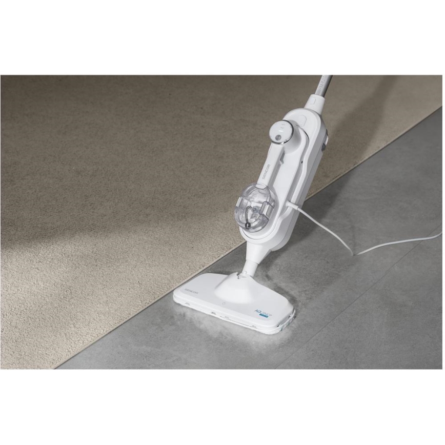 Sencor - Multifunkční parní mop 2v1 1500W/230V IPX4 bílá