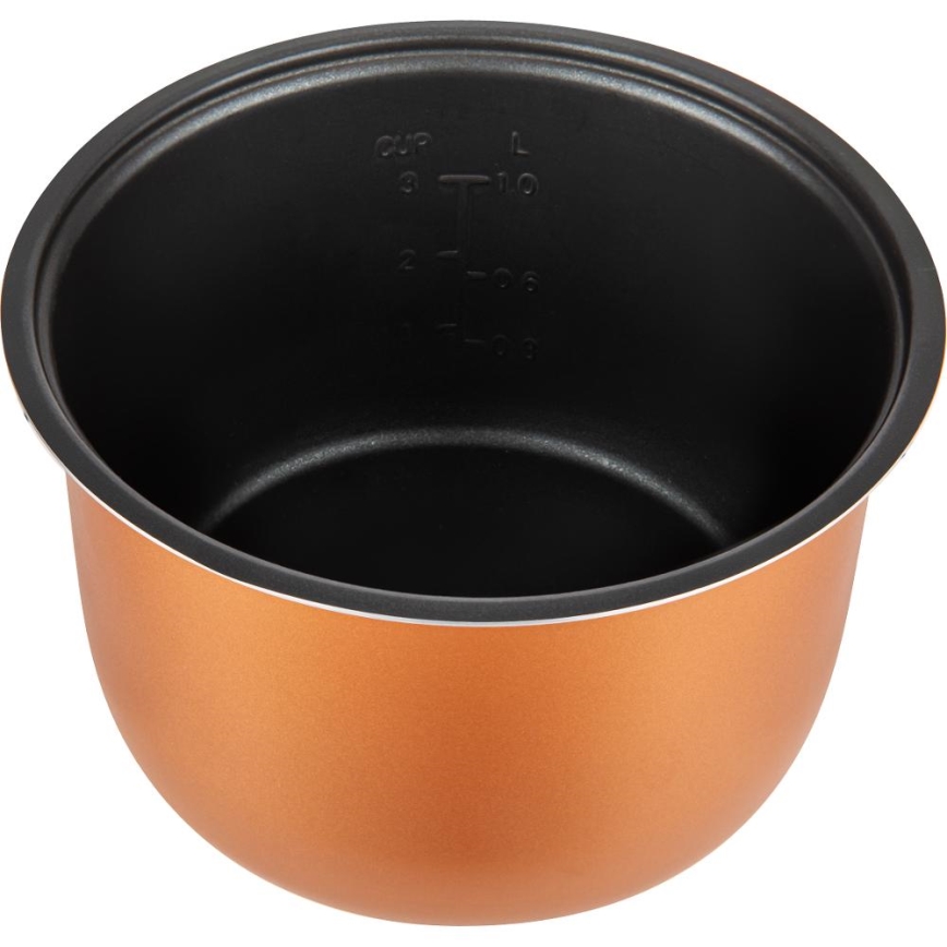 Sencor - Multifunkční rýžovar 350W/230V 0,6 l nerez/černá