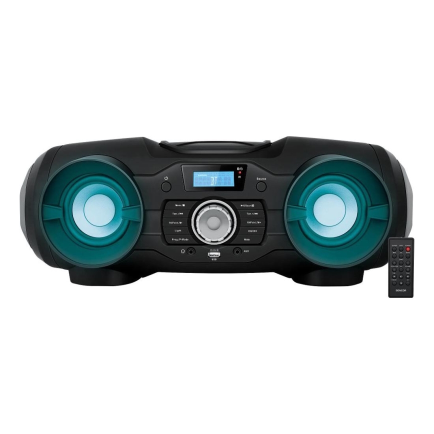 Sencor - Multimediální reproduktor 48W/230V/8xD + dálkové ovládání