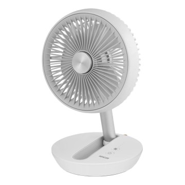 Sencor - Nabíjecí stolní ventilátor 5W/5V 4000 mAh bílá