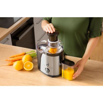 Sencor - Odšťavňovač 400W/230V matný chrom/černá