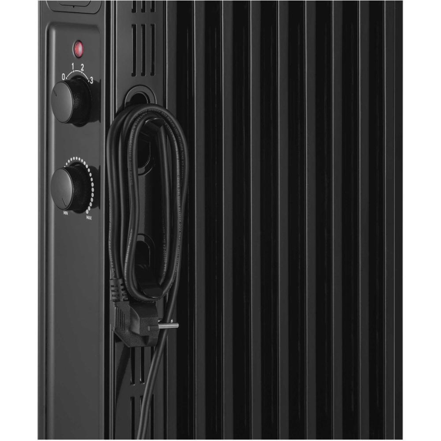 Sencor - Olejový ohřívač s 9 žebry 800/1200/2000W/230V černá