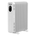 Sencor - Olejový ohřívač se 13 žebry 1000/2500W/230V bílá + dálkové ovládání