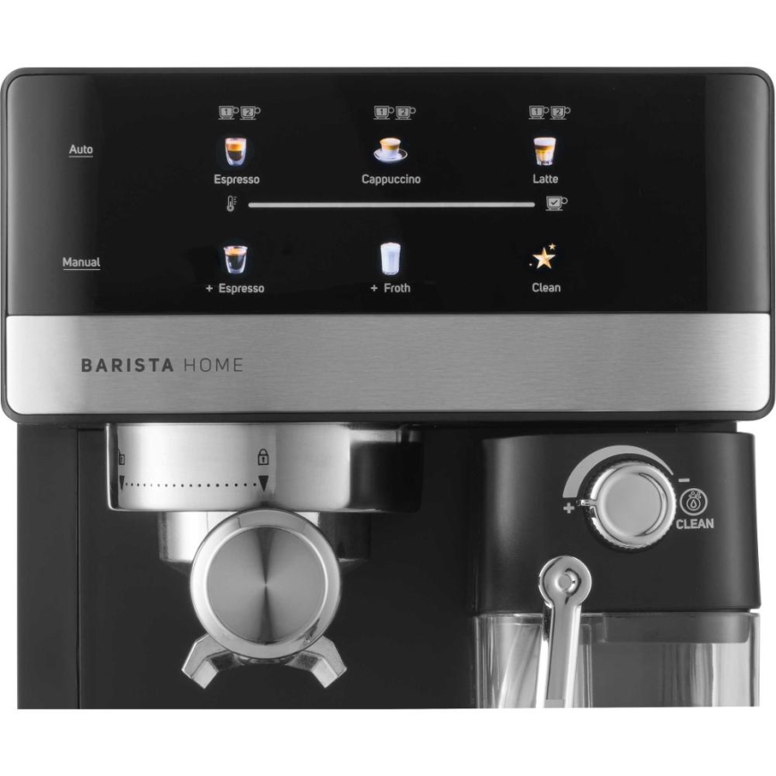 Sencor - Pákový kávovar espresso 1350W/230V černá/matný chrom