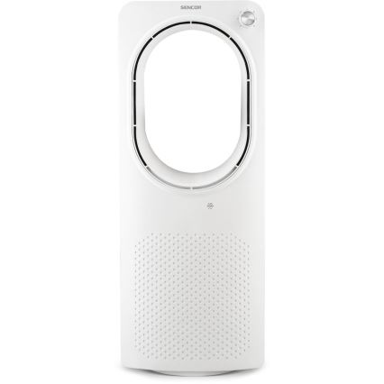Sencor - Podlahový bezvrtulový ventilátor 50W/230V bílá