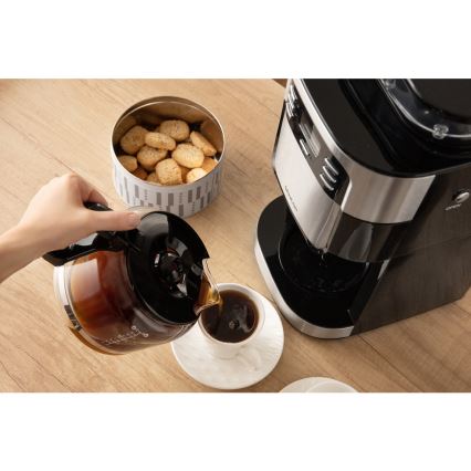 Sencor - Překapávací kávovar 1,5 l s LCD displejem 900W/230V
