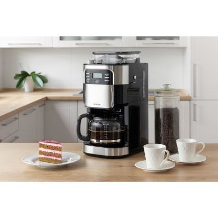 Sencor - Překapávací kávovar 1,5 l s LCD displejem 900W/230V
