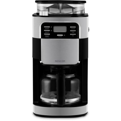 Sencor - Překapávací kávovar 1,5 l s LCD displejem 900W/230V