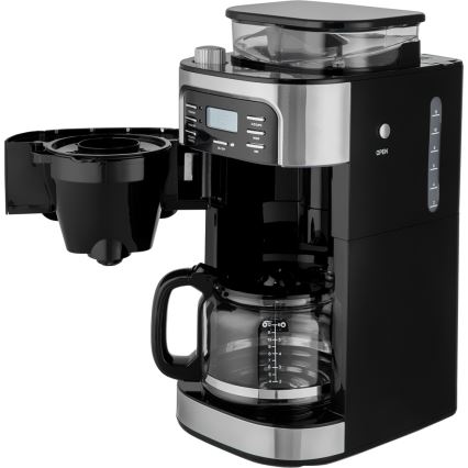 Sencor - Překapávací kávovar 1,5 l s LCD displejem 900W/230V