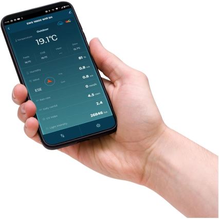 Sencor - Profesionální meteostanice s barevným LCD displejem 1xCR2032 Wi-Fi Tuya