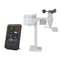 Sencor - Profesionální meteostanice s LCD displejem a budíkem 1xCR2032 + 3xAA