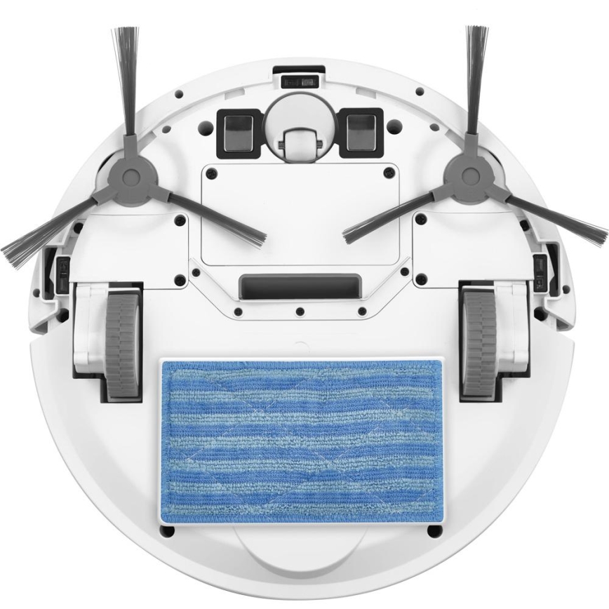 Sencor - Robotický vysavač s mopem 2v1 18W/1500 mAh bílá + dálkové ovládání