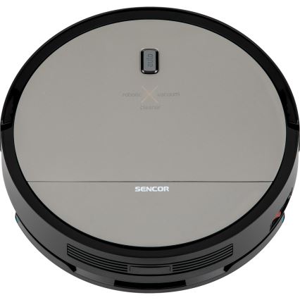 Sencor - Robotický vysavač s mopem 2v1 25W 2600 mAh černá/stříbrná + dálkové ovládání