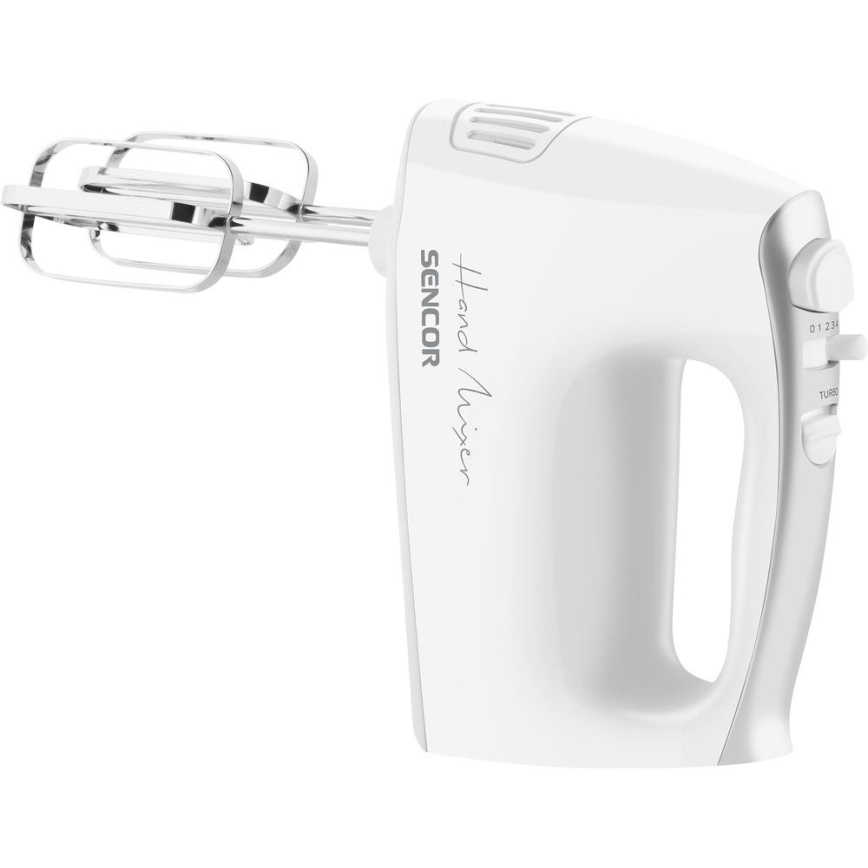 Sencor - Ruční šlehač s příslušenstvím 500W/230V bílá