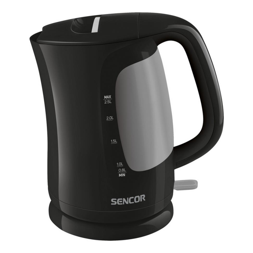 Sencor - Rychlovarná konvice 2,5 l 2200W/230V černá