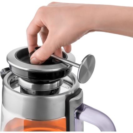 Sencor - Rychlovarná konvice s termoregulací 1,5 l 1500W/230V nerez