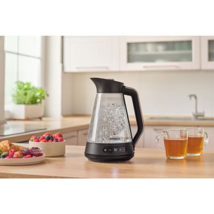 Sencor - Rychlovarná konvice s termoregulací 1,5 l 2150W/230V černá/rose gold