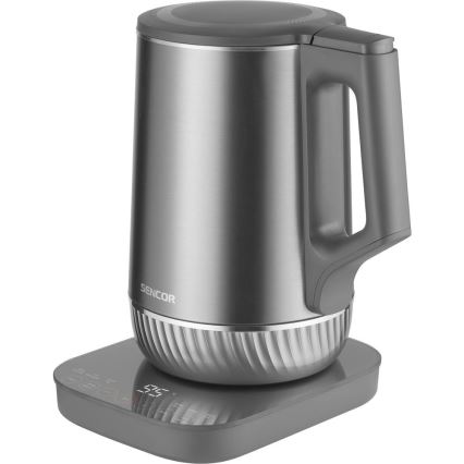 Sencor - Rychlovarná konvice s termoregulací 1,7 l 1800W/230V nerez