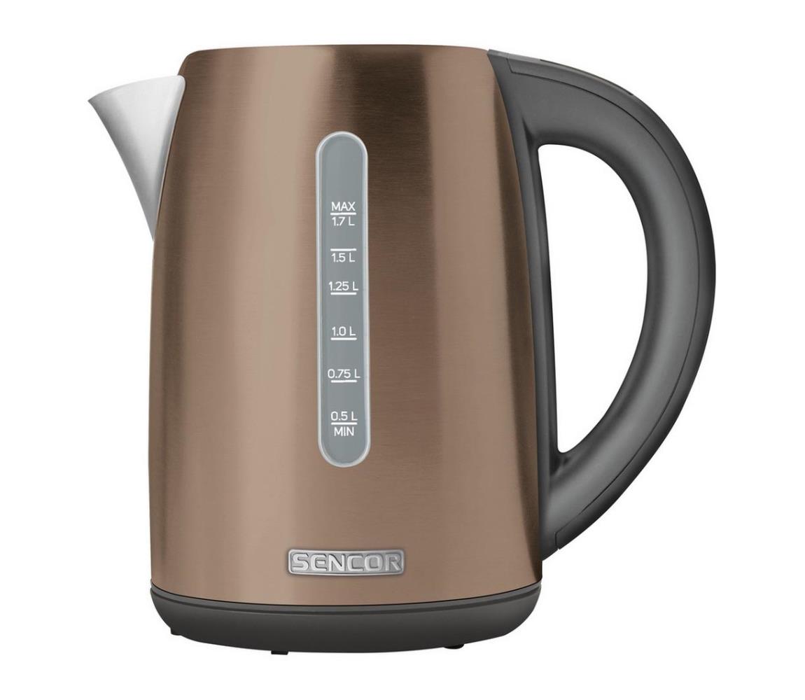 Sencor Sencor - Rychlovarná konvice s termoregulací 1,7 l 2150W/230V hnědá FT0319