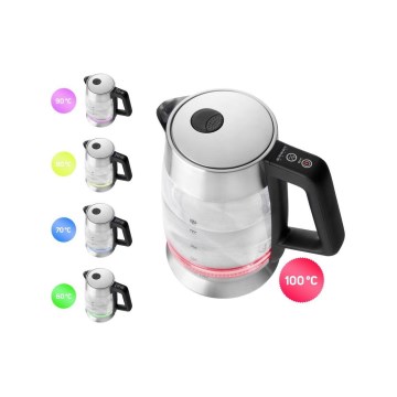 Sencor - Rychlovarná konvice s termoregulací a LED podsvícením 1,8 l 2200W/230V