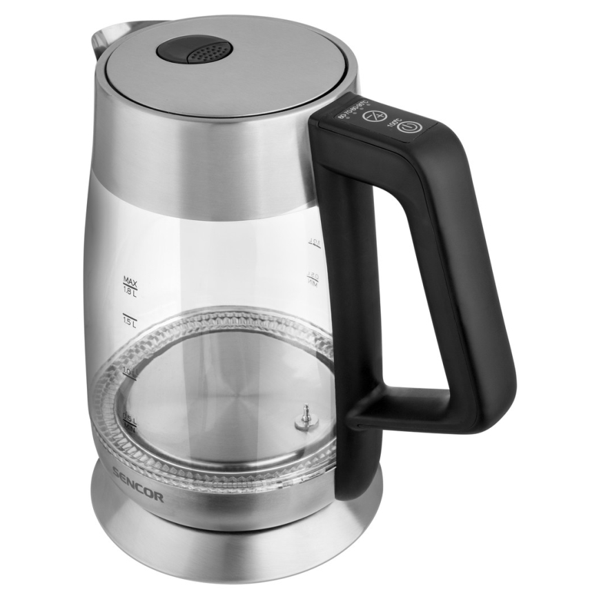 Sencor - Rychlovarná konvice s termoregulací a LED podsvícením 1,8 l 2200W/230V