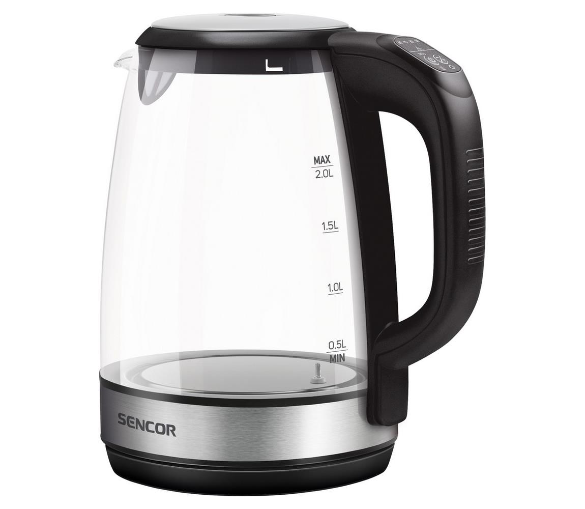 Sencor Sencor - Rychlovarná konvice s termoregulací a LED podsvícením 2 l 2200W/230V FT0084