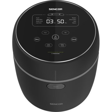 Sencor - Rýžovar 350W/230V 0,6 l černá