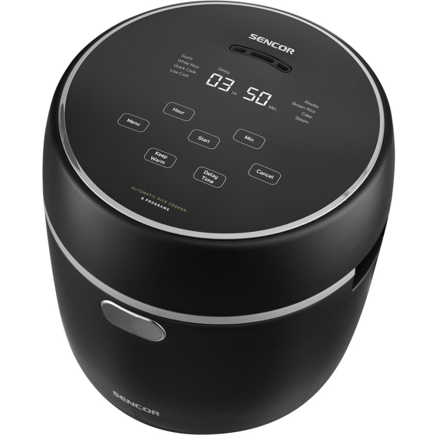 Sencor - Rýžovar 350W/230V 0,6 l černá
