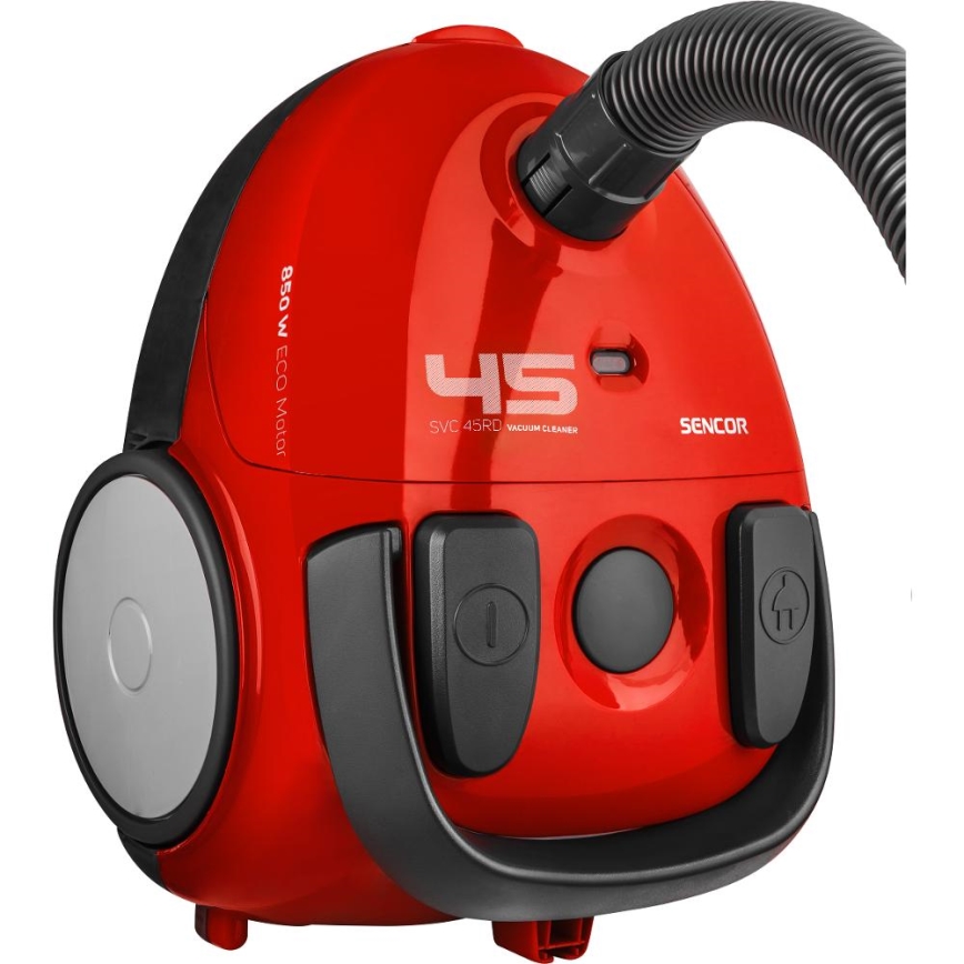 Sencor - Sáčkový vysavač 1,5 l 850W/230V červená/černá