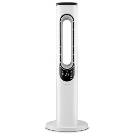 Sencor - Sloupový bezvrtulový ventilátor 50W/230V bílá + dálkové ovládání
