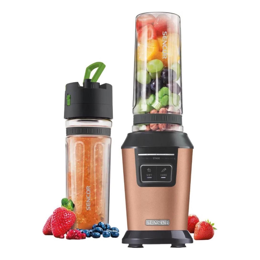 Sencor - Smoothie mixér s příslušenstvím 800W/230V měděná