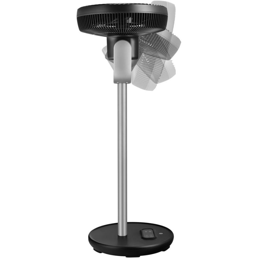 Sencor - Stojanový ventilátor 3D UltraSilent 26W/230V Wi-Fi černá + dálkové ovládání