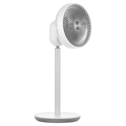 Sencor - Stojanový ventilátor 3D UltraSilent 26W/230V pr. 25 cm bílá + dálkové ovládání