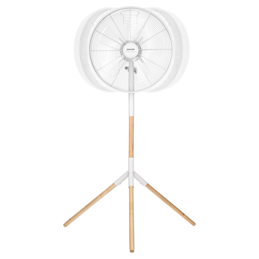 Sencor - Stojanový ventilátor 50W/230V pr. 40 cm bílá/buk