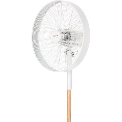 Sencor - Stojanový ventilátor 50W/230V pr. 40 cm bílá/buk