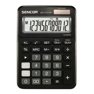 Sencor - Stolní kalkulačka 1xLR44 černá