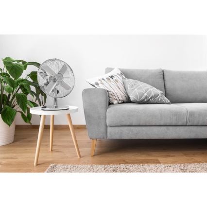 Sencor - Stolní ventilátor 35W/230V lesklý chrom