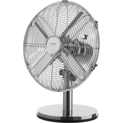 Sencor - Stolní ventilátor 35W/230V lesklý chrom