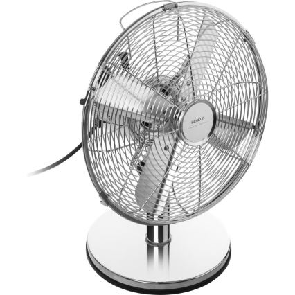 Sencor - Stolní ventilátor 35W/230V lesklý chrom