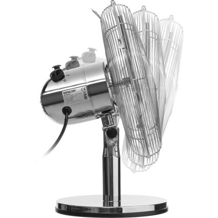 Sencor - Stolní ventilátor 35W/230V lesklý chrom