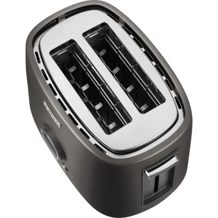 Sencor - Topinkovač s dvěma otvory 1000W/230V antracit