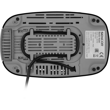 Sencor - Topinkovač s dvěma otvory 750W/230V černá